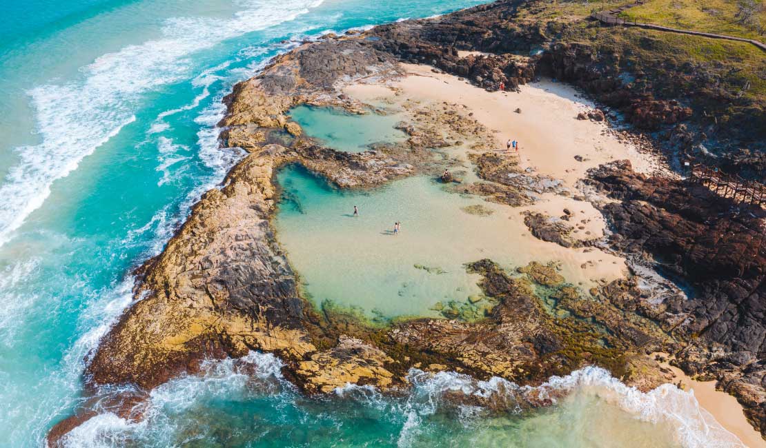 Champagne Pools - K'gari Fraser Island