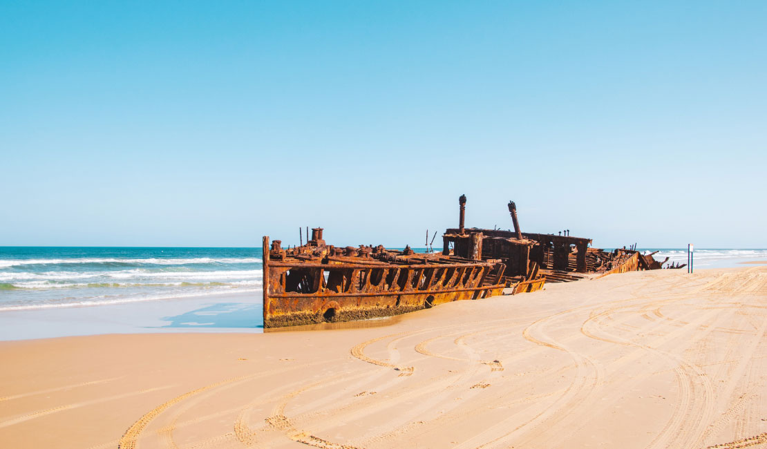 Maheno Shipwreck - K'gari Fraser Island